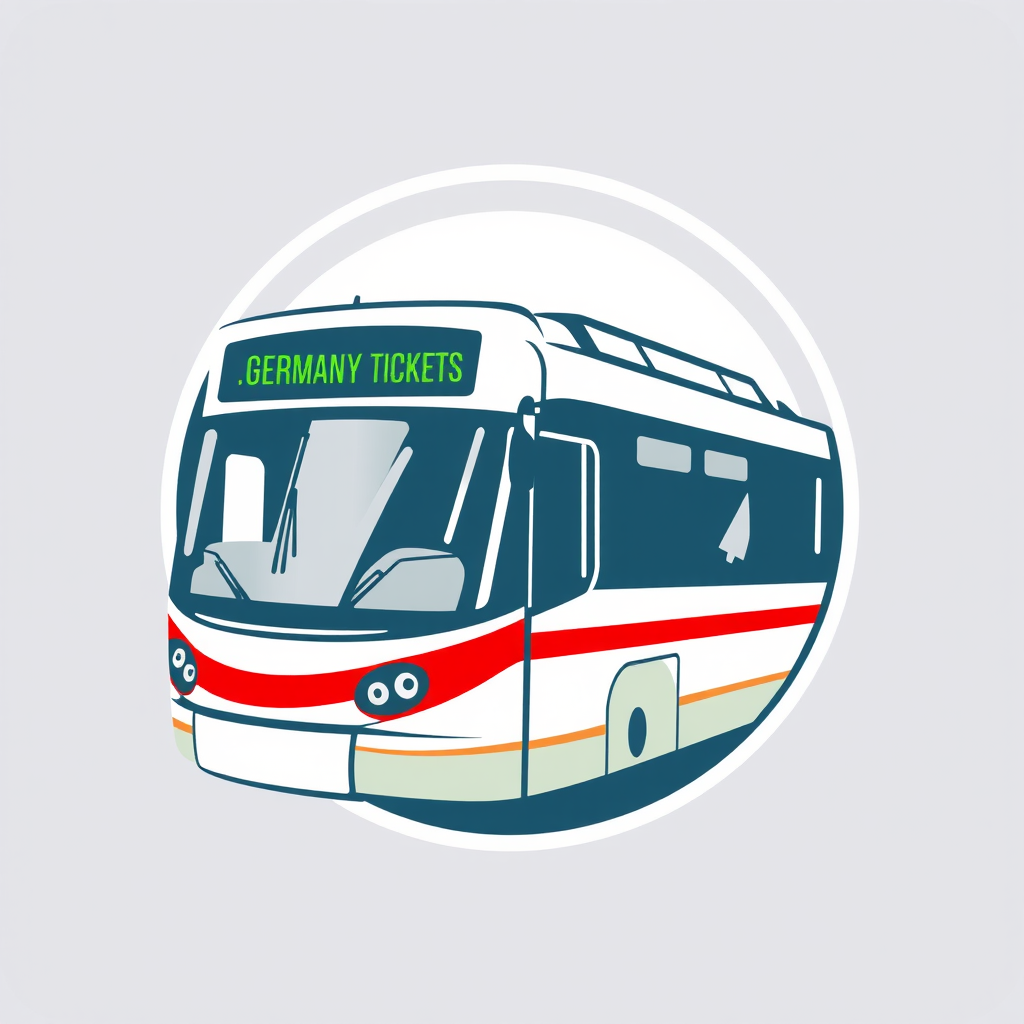 Deutschland-Ticket Logo - Deutschlandweites Nahverkehrsticket für Bus und Bahn