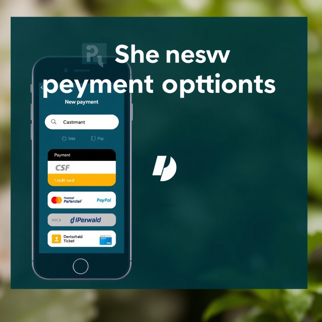 Darstellung der neuen Bezahloptionen in der Deutschland-Ticket App mit verschiedenen Zahlungsmethoden wie Kreditkarte, PayPal und digitalen Wallets
